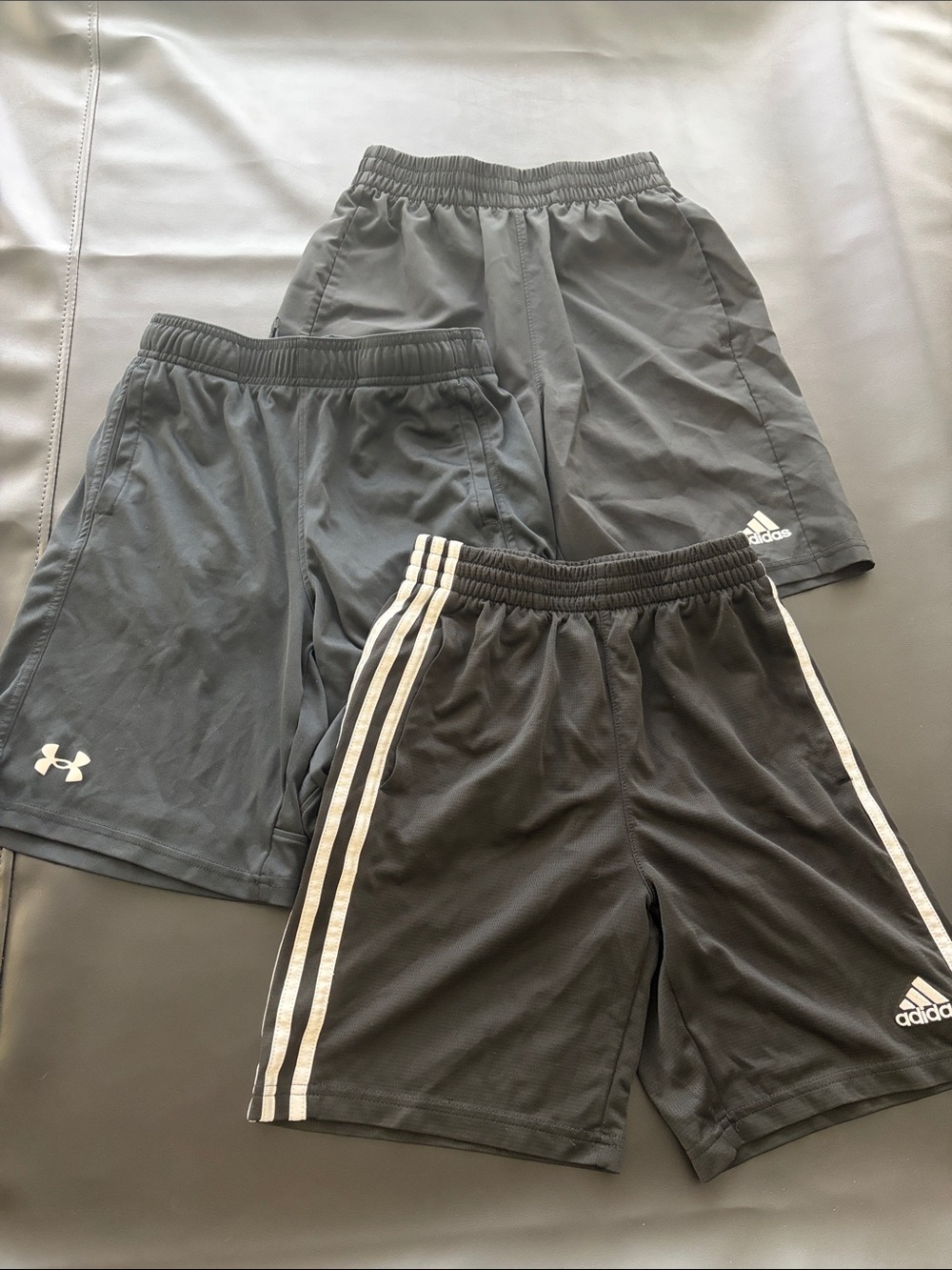 Bundle of Kids Athletic Shorts - Black size youth M